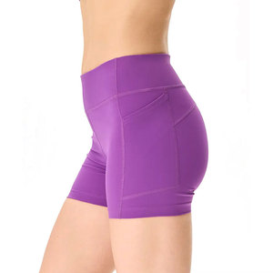 Short de sport pour femme en Spandex et Nylon, taille élastique, coupe décontractée, idéal pour la maternité et la course à pied – Vente en gros sur mesure - Product Image 3