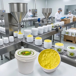 Crème de beurre d'illipe Tengkawang 100% naturelle pure 1 kg pour les soins de la peau, la fabrication de savons et de cosmétiques - Product Image 3