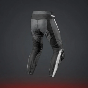 Pantalon de moto gris pour homme, respirant, équipement de protection pour la conduite, toutes saisons, coupe adulte - Product Image 4