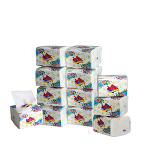 กระดาษเช็ดหน้าแบบพกพา OEM/ODM ราคาถูก จำนวนมาก 150 แผ่น 1/2/3/4 ชั้น เนื้อนุ่ม หนา พร้อมบริการปั๊มนูนลายตามสั่ง - Product Image 2