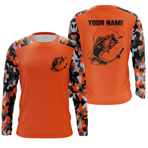 Sweat à capuche unisexe à manches longues pour sports de plein air et pêche, imprimé par transfert thermique, anti-humidité, UPF 50, motif uni, séchage rapide, 100% coton - Product Image 5