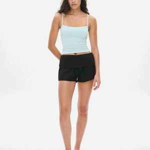 เสื้อกล้ามทรงสปอร์ตแขนกุดคอวี ผ้าฝ้าย 100% สำหรับผู้หญิง สวมใส่สบายๆ เหมาะกับฤดูร้อน ขายส่งเสื้อกล้าม - Product Image 3