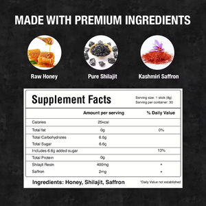 Palitos de Miel Shilajit de Marca Privada para Exportación a Granel, Resina Shilajit del Himalaya 100% Pura y Natural con Miel Orgánica para Aumentar la Energía - Product Image 5