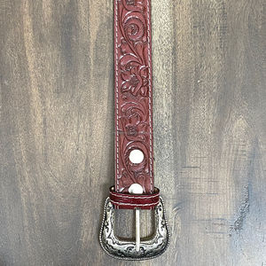 Factory Direct Luxury Cowhide <b>Leather</b> Casual Business <b>Belts</b> with Alloy Pin Buckle Durable Hand <b>Tooled</b> <b>Leather</b> Adjustable <b>Belts</b> - Product Image 4