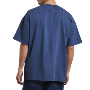 T-shirt à manches courtes pour homme en coton 100% respirant, coupe standard premium personnalisée, vêtements décontractés de style streetwear, marque privée - Product Image 2
