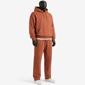 Ensembles de survêtements personnalisés pour hommes en molleton deux pièces, pull à manches longues, entraînement, jogging, survêtement pour hommes - Product Image 1
