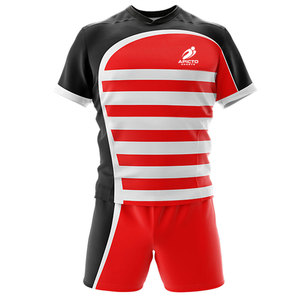 Vêtements de sport avancés, légers, respirants, de qualité supérieure, uniforme de rugby, design flexible, système de gestion de l'humidité, entraînement - Product Image 1