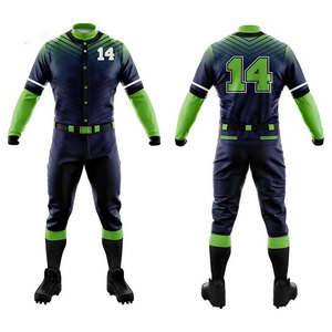 Manufacturer Wholesale <b>Custom</b> High School Sublimation Baseball <b>Softball</b> <b>Uniform</b> Youth Baseball Jerseys Sportswear Team Name - Product Image 1