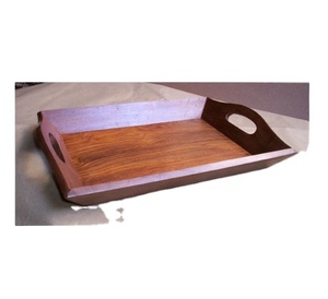 ถาดเสิร์ฟไม้อะคาเซียสำหรับห้องครัวที่บ้านถาดเสิร์ฟอาหารและผลไม้สั่งทำโลโก้ได้ตามต้องการ - Product Image 1