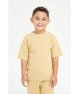 Nouvelle Collection 2026 : Ensemble T-shirt et Short Garçon Imprimé Carreaux Tendance – Vêtements d'Été Populaires pour Enfants - Product Image 5
