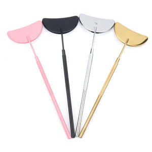 Miroir croissant portable personnalisé en acier inoxydable, outil professionnel multifonctionnel pour extensions de cils, léger (50g) pour la vérification - Product Image 1