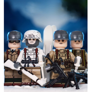 Ensemble de figurines de soldats spatiaux de science-fiction en blocs de construction en plastique ABS, compatibles avec les briques, collection de personnages, jouet pour enfants et vente en gros - Product Image 3