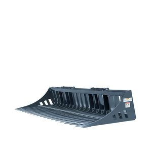 Benna a scaglie in acciaio massiccio da 72 pollici per scavi su roccia, attacco universale con spaziatura tra le denti di 4 pollici per escavatori da 4-8 tonnellate TMG SB72 Nuovo - Product Image 1