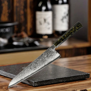 Juego de Cuchillos de Cocina de Acero Inoxidable de 5 Piezas con Mangos de Plástico y Hojas Pulimentadas en Tres Colores - Product Image 4