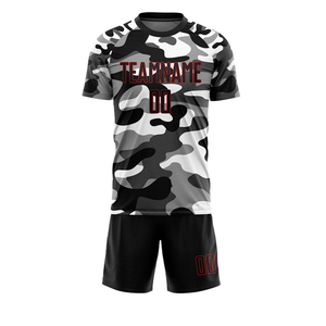 Ensembles de maillots de football, vêtements de football par sublimation pour hommes, maillots d'entraînement de football, vêtements de sport personnalisés, uniforme d'équipe de football - Product Image 1