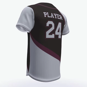 เสื้อเบสบอลราคาโรงงาน เย็บทนทาน ชุดกีฬาทีม สั่งซื้อจำนวนมากได้ - Product Image 5