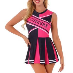 Tenues de cheerleading pour jeunes, style athlétique vibrant, construction flexible pour les routines de compétition sur scène - Product Image 5