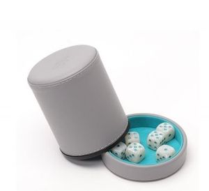 100% Genuine Leather Handmade Molded Classic <b>Dice</b> Cups Custom Logo Embossed New Factory Design for Use - Product Image 2