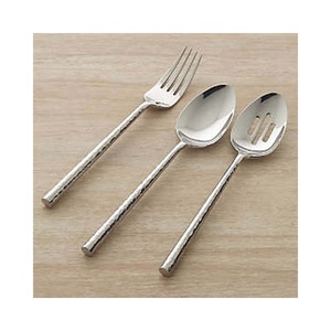 Fourchette de service en plaqué argent, cuillère de serveur de salade à Long manche avec poignée de conception Premium serveur de salade - Product Image 3