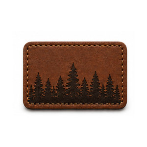 Parches de Cuero de Última Moda, Etiquetas con Logotipo Grabado Personalizado, Accesorios de Ropa Premium para Chaquetas, Bolsos y Sombreros, Pedidos al por Mayor - Product Image 1