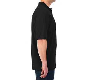 Personalizado Color sólido 100% algodón Golf para la camisa de manga corta de los hombres de secado rápido antiarrugas Jersey serigrafía de negocios - Product Image 4