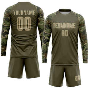 Uniforme de Fútbol Sublimado Personalizado para Hombre, Conjunto de Camiseta de Fútbol Transpirable con Camuflaje, Kits de Entrenamiento de Fútbol Personalizados para Equipos, Venta al Por Mayor - Product Image 2