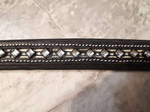 สายคาดคิ้วพร้อมคริสตัลแฟนซีทำจากหนังอินเดียสำหรับบังเหียนม้าทำจากหนังคุณภาพสูงออกแบบได้ตามต้องการ - Product Image 6