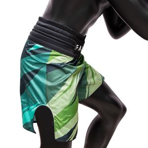 Pantalones Cortos de Muay Thai Fairtex para Hombre, Estampado de Camuflaje Verde, Secado Rápido, Poliéster de Seda, Corte Regular, Ropa de Entrenamiento, Pantalones Cortos de Artes Marciales Mixtas - Product Image 4