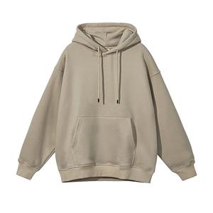 Sudadera con Capucha Extra Grande de Diseño Moderno para Hombre, Sudadera con Bolsillo Canguro de Algodón, Sudadera Gris para Hombre - Product Image 1