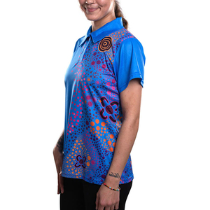 เสื้อผ้าโพลีเอสเตอร์ 100% คุณภาพพรีเมียม เนื้อผ้านุ่ม ระบายอากาศได้ดี เหมาะสำหรับงานซับลิเมชั่น สำหรับผู้หญิง ขายดี แห้งเร็ว - Product Image 2