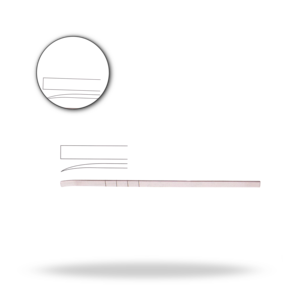 Osteotome de Cottle 18 cm 6 mm courbé gradué, instrument chirurgical ORL pour rhinoplastie et coupe osseuse - Product Image 1