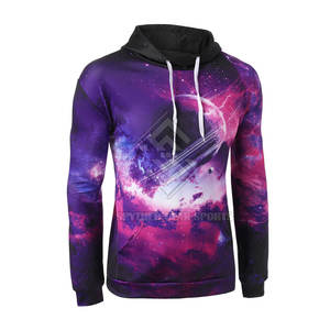 Sudadera con Capucha para Hombre, Uso en Exteriores, Diseño Moderno, Color Sólido, Sublimada, Forro Polar Ecológico, Transpirable, Informal, de Invierno, Mezcla de Algodón, Holgada - Product Image 2