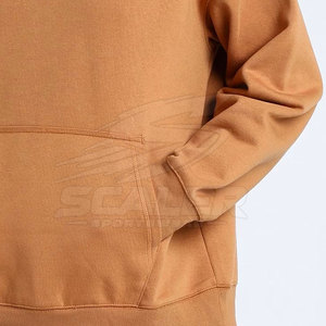 Sweat à capuche oversize en molleton 100 % coton, style streetwear premium, coupe décontractée à épaules tombantes, séchage rapide, chaud et confortable pour l'hiver - Product Image 4