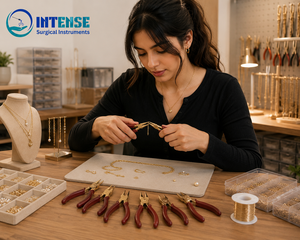 Professional Jewelry Making <b>Pliers</b> <b>Set</b> Long Nose Round Nose Side Cutter Precision Hand Tools OEM Custom Logo Manufacturer - Product Image 5