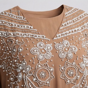 Vestido Abaya de Talla Grande de Primera Calidad, Chifón Transpirable para Mujer, Vestido de Noche Elegante para Fiesta, Nueva Moda Islámica Modesta - Product Image 4