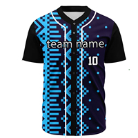 Maillot de baseball personnalisé respirant 100 % polyester pour entraînement d'équipe, unisexe adulte, haute qualité, antibactérien, séchage rapide