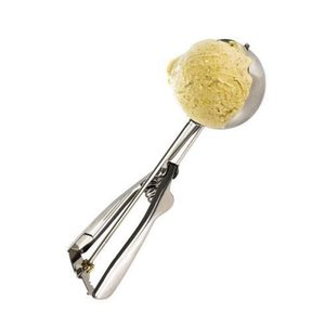 Cuchara para helado de acero inoxidable ecológica con logotipo personalizado, 9 tamaños, apta para lavavajillas, resistente a la oxidación para Hacer bolas de helado - Product Image 1