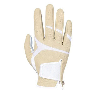Empuñadura de Golf con Guantes de Golf para Hombre, Color Beige, Cuero Sintético Premium, Ajuste para Mano Derecha, Rendimiento Consistente en el Campo - Product Image 3