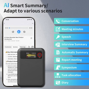 <span class=keywords><strong>Enregistreur</strong></span> vocal AI alimenté par ChatGPT de 64 Go, <span class=keywords><strong>enregistreur</strong></span> <span class=keywords><strong>d</strong></span>'appels magnétique avec transcription et résumé - Product Image 3