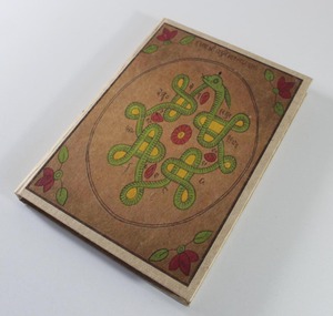 Cuaderno de oficina personalizable con tapa dura, 48 hojas/96 páginas de papel Lokta vintage reciclado hecho a mano como cubierta - Product Image 2