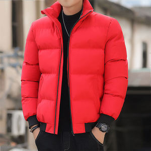 Fully Customized Men's <b>Waterproof</b> Canvas Puffer <b>Jackets</b> Polyester Wadding Filled <b>Winter</b> DDP Shipping - Product Image 3