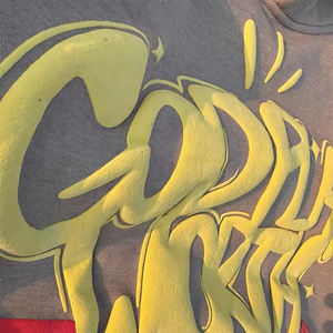 Conjunto Deportivo Personalizado 100% Algodón Grueso para Impresión Puff, Sudadera con Capucha, Tallas Grandes, 500gsm, para Hombre - Product Image 5