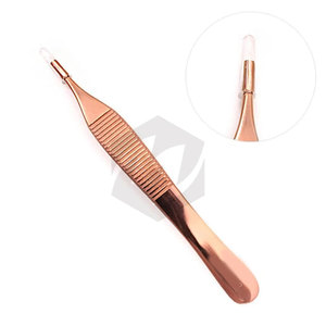 Pinces chirurgicales premium 4 3/4" avec 7x7 dents, en acier inoxydable rose gold, instruments médicaux, prix de gros - Product Image 6