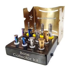 Kit Manual de Recolección de Hueso para Implantes Dentales, para Extracción de Hueso Autógeno, Juego de Raspadores y Cuchillas de Acero Quirúrgico para Preparación de Chips Óseos - Product Image 2