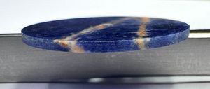 Cadran de montre en sodalite naturelle 28,50 mm x 1,50 mm, pièces de modification de montre, horlogerie de luxe sur mesure - Product Image 6