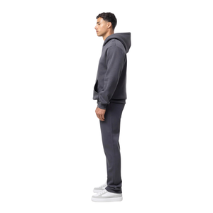 Conjunto de Dos Piezas Personalizado al por Mayor: Sudadera con Capucha y Pantalones Deportivos de Pierna Recta con Bolsillos Laterales para Hombre, Estilo Casual Urbano - Product Image 6