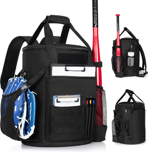 Bolsa de malla resistente Bagnex para entrenadores de béisbol con correa de hombro ajustable, gran capacidad y duradera - Product Image 1