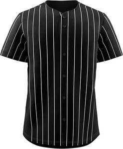 Camiseta de Béisbol Sublimada Personalizada con Nombre y Número, Unisex, Cierre de Botones, Manga Corta, Transpirable, Secado Rápido, 100% Poliéster - Product Image 6