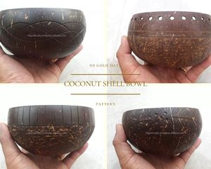 ชามเปลือกมะพร้าวทำมือจากเวียดนาม – ภาชนะบนโต๊ะอาหารสไตล์เรียบง่ายสำหรับรับประทานอาหารและตกแต่ง - Product Image 5