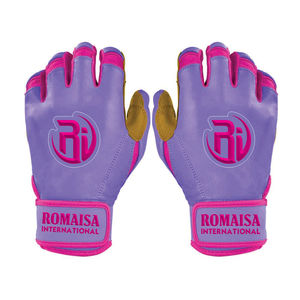 Professional <b>Games</b> Baseball Batting Gloves Guantes De Bateo OEM Service Leather Softball Batting Gloves Long Cuff High Quality - Product Image 3